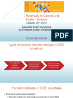Pension Reversals in Central and Eastern Europe: October 30, 2019
