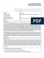 Programa Curso de Quimica Orgáncia I y Laboratorio-2021-2