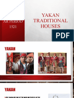 Vernacul Ar Period 1521: Yakan Traditional Houses