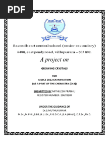 Chemistry Project 2021-22 Final