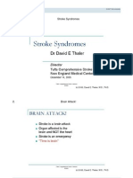 Tufts Opencourseware Stroke Syndromes