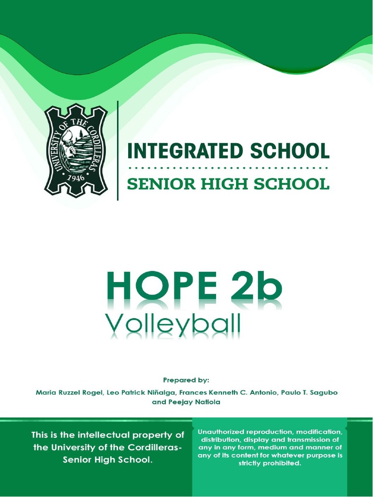 Grade 11 Volleyball Module 2 Guide | PDF | Volleyball | Athletic Sports