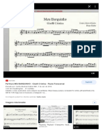 Partitura MEU BARQUINHO para flauta