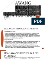 Ang Pamahalaang Amerika Sa Pilipinas