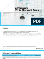 Mpls Ip VPN To Microsoft Azure