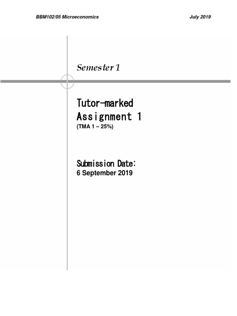 tutor marked assignment 1 (tma1)