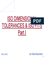 Lecture #4 - ISO TOLERANCES (2018) - Part I