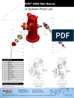 Fire Hydrant Parts List: Triton