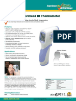 Non-Contact Forehead IR Thermometer: Ideal For Quickly Detecting Elevated Body Temperature