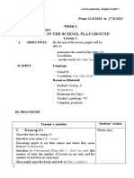 Giáo án TA lớp 1 chương trình mới năm học 2020 - 20212