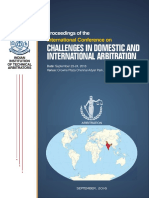 Domestic and International Arbitration: Challenges in