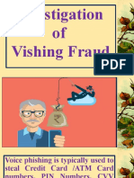 Investigation of Vishing Fraud