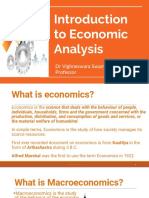 Introduction to Macroeconomic Analysis