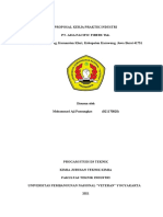Proposal Kerja Praktik Industri PG Madukismo Factory - D3 Teknik Kimia UPN V Yogyakarta