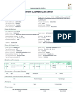 Factura Electrónica de Venta: Representación Gráfica