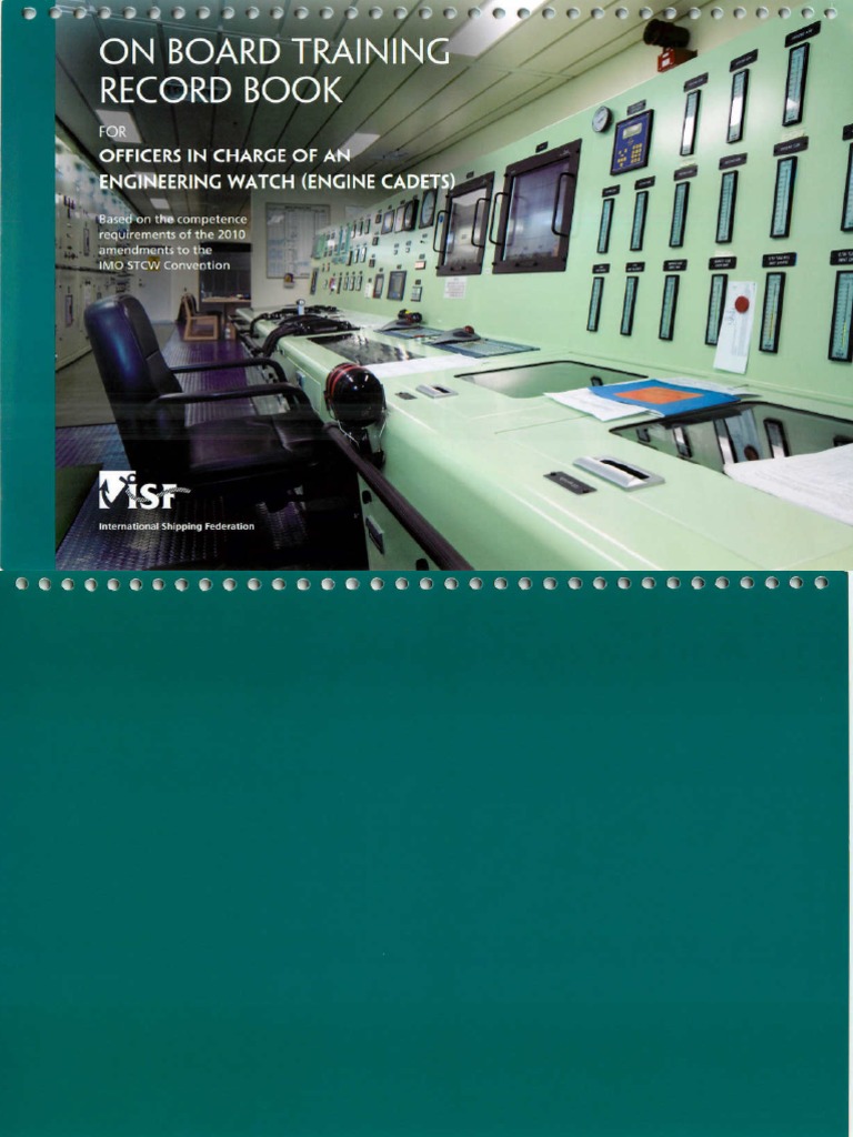 ISF Training Record Book (Engine Cadet) PDF