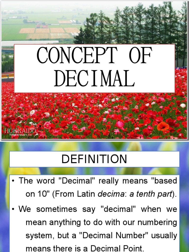Understanding Decimal Numbers and Operations | PDF | Division ...