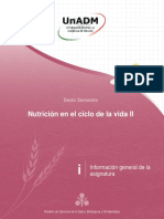 Nutrición en El Ciclo de Vida