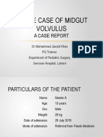 An Unusual Case of Midgut Volvulus