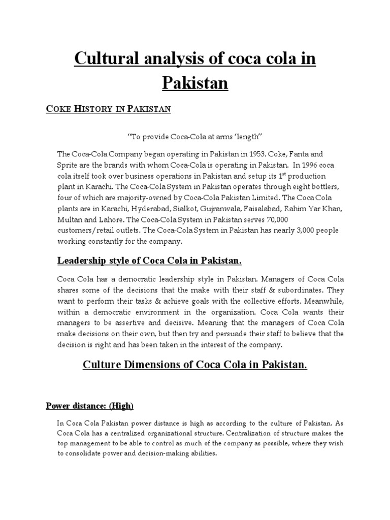 Coca cola introduction picture