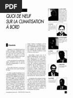 Quoi de neuf sur la climatisation à bord