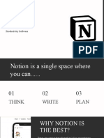 Notion: Productivity Software