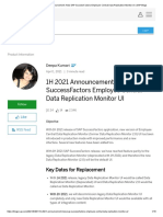 1H 2021 Announcement - New SAP SuccessFactors Employee Central Data Replication Monitor UI - SAP Blogs