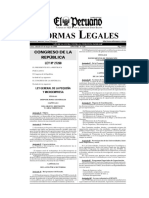 Ley 27268 Ley General de La Pequeña y Micro Empresa