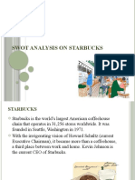 Swot Analysis On Starbucks