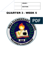 Q3 Week 5