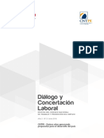 Diálogo Y Concertación Laboral: Cntpe - Quince Años Generando Propuestas para El Desarrollo Del País