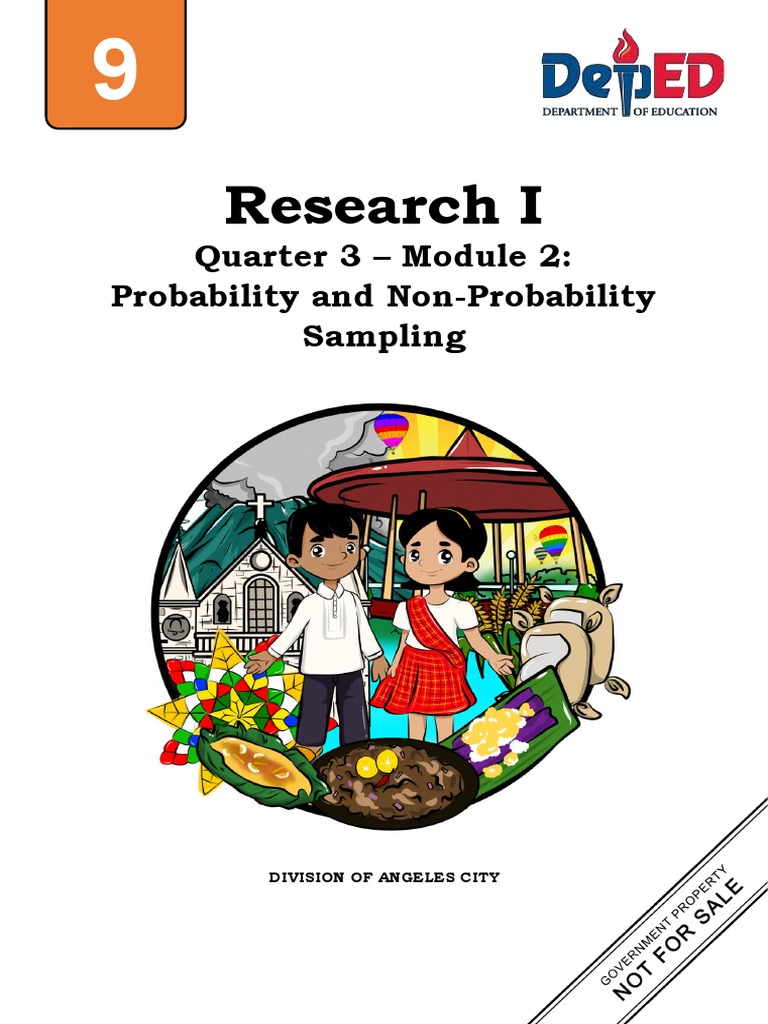 Research I: Quarter 3 - Module 2: Probability and Non-Probability ...