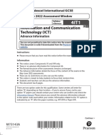 Information and Communication Technology (ICT) : Pearson Edexcel International GCSE