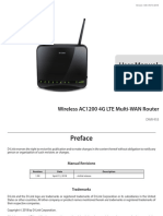 User Manual: Wireless AC1200 4G LTE Multi-WAN Router