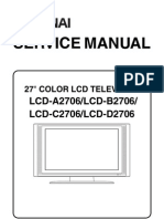 Funai LCD-A2706 B2706 C2706 D2706 (L5820EA 21BB 22FC 23RD Corrected Service Manual