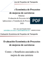 Evaluación Económica de de Proyectos de Transporte