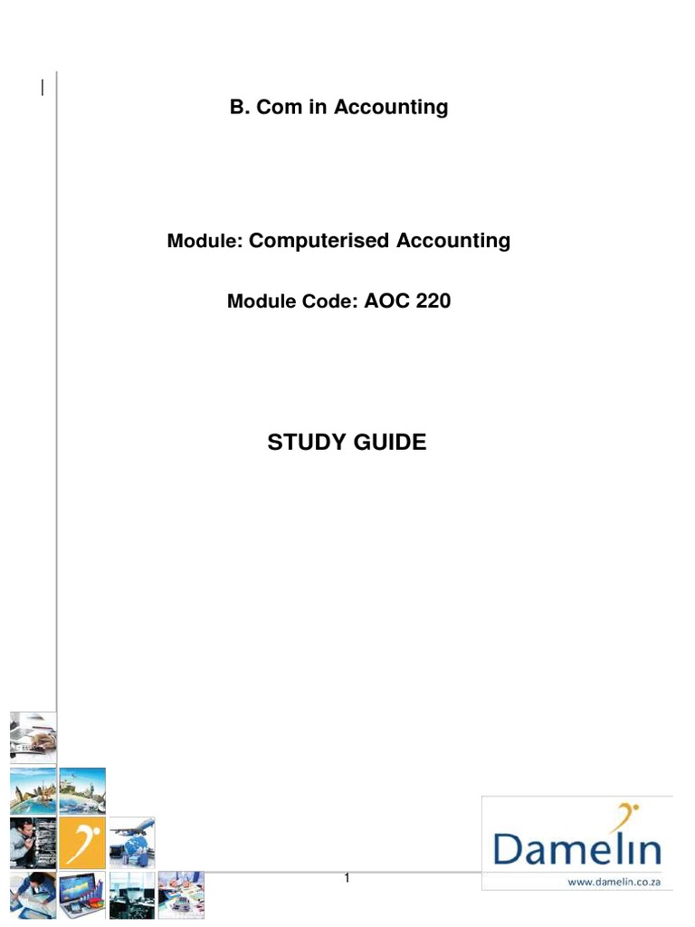 Computerised Accounting Study Guide. PDF Invoice Inventory