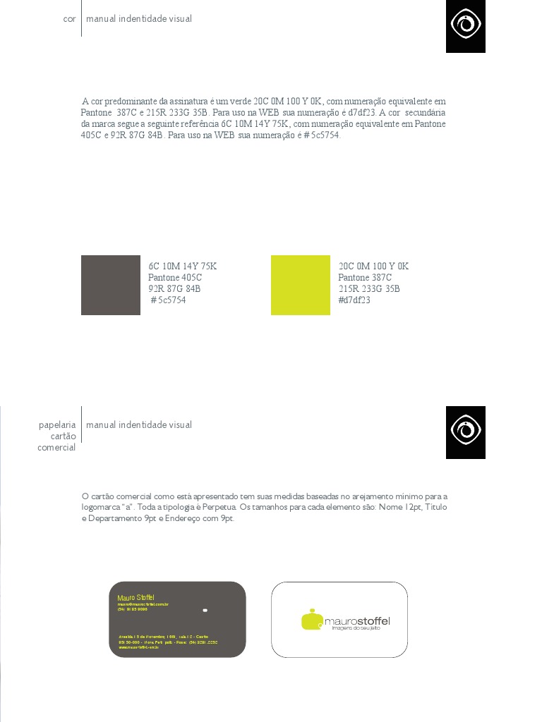 Manual de Identidade Visual e Papelaria | PDF | Cor | Mídia artística