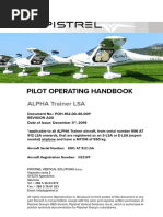 Pipistrel Alpha Trainer PIlot Operating Manual