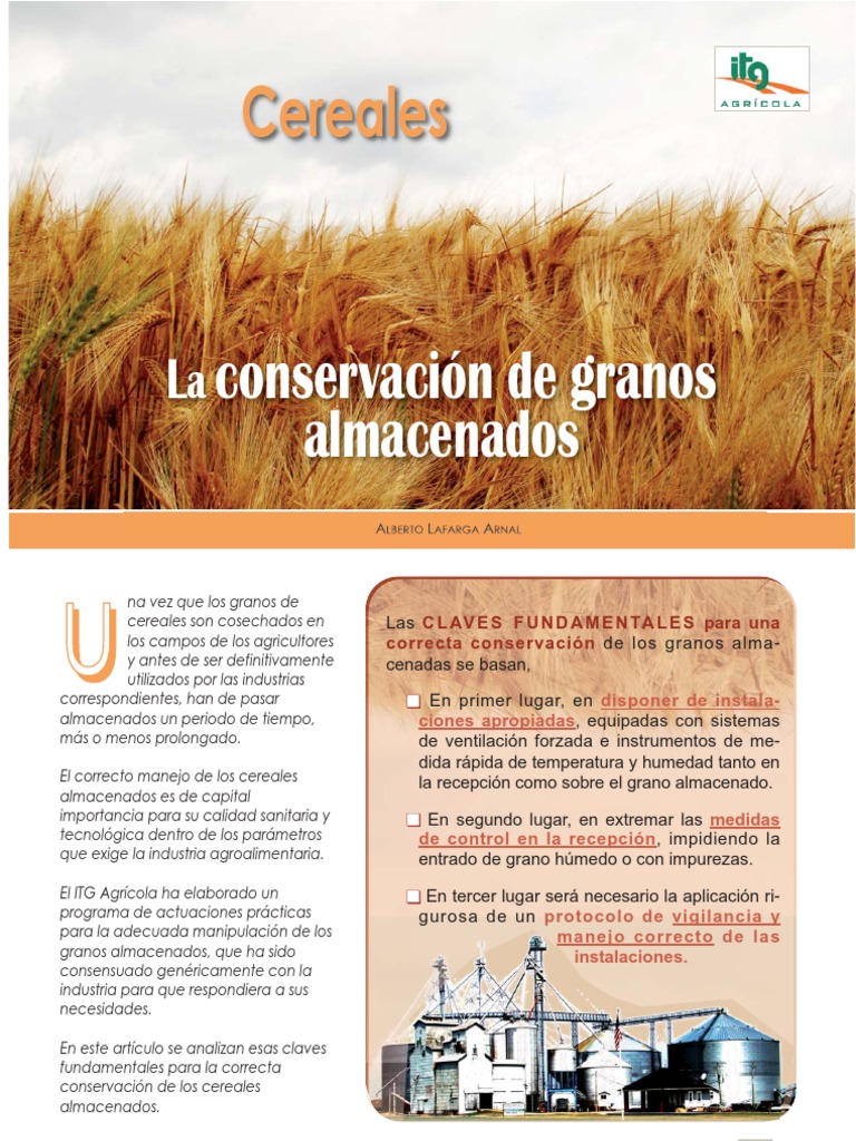 Concervacion de Granos | PDF | Cereales | Humedad