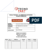 Ficha Técnica: Alumbrado Exterior - Cajas Condulet: Nombre Proyecto: Código de Contrato: Etapa