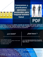 Conocemos y Practicamos Ejercicios Posturales para Mejorar Nuestra Salud