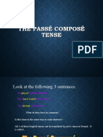 The Passe ComposéTense