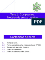 Tema - 2 - Compuestos. Modelos de Enlace Químico 2020-21