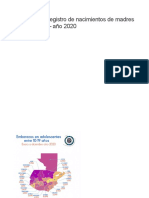 Embarazos y Registro de Nacimientos de Madres Adolescentes