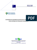 Conversão de Sistemas de Produção Convencionais para Sistemas de Produção Orgânicos