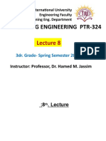 Mining Engineering Ptr-324: Tishk International University Engineering Faculty Petroleum & Mining Eng. Department