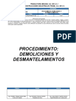 Mecanzframa-P-025 Proc. Demoliciones y Desmantelamientos