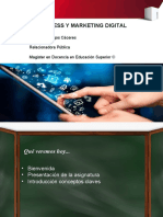 E-BUSINESS Y MARKETING DIGITAL Clase 1