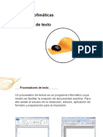 Procesador de Textos y Microsoft Word